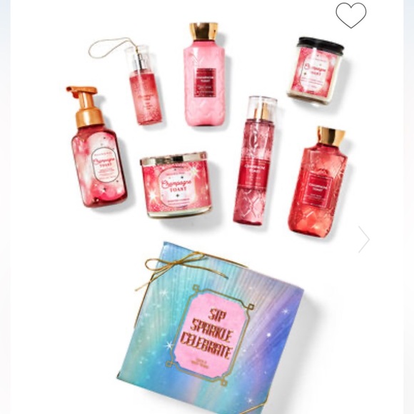 Bath & Body Works Champagne ToastLimited Edition Gift Bundle